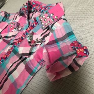 One step up girls button up shirt 2t